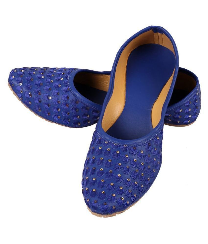     			Raj Navy Ethnic Footwear