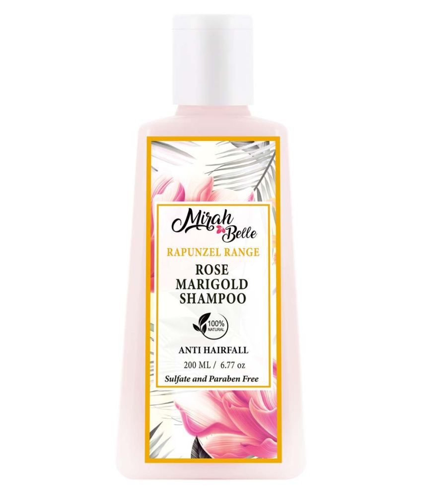 Mirah Belle Organic & Natural - Rose Marigold Anti - Hair Fall - Sulfate & Paraben Free Shampoo 200 mL