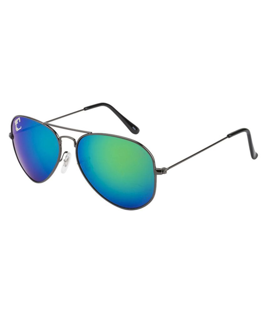     			Clark n' Palmer - Green Pilot Sunglasses ( rb 717 )