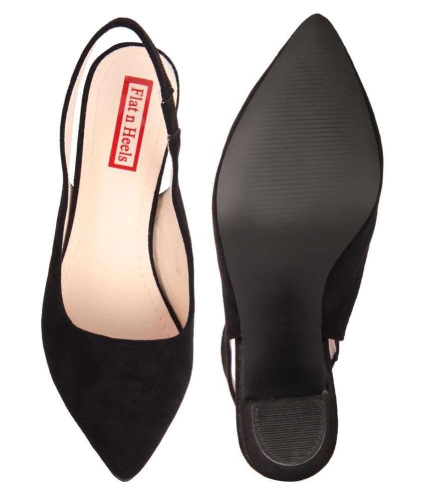 block heels for flat feet