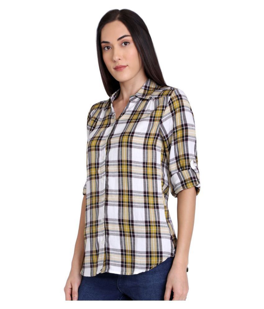 Buy Recap Green Poly Cotton Shirt Online at Best Prices in India - Snapdeal