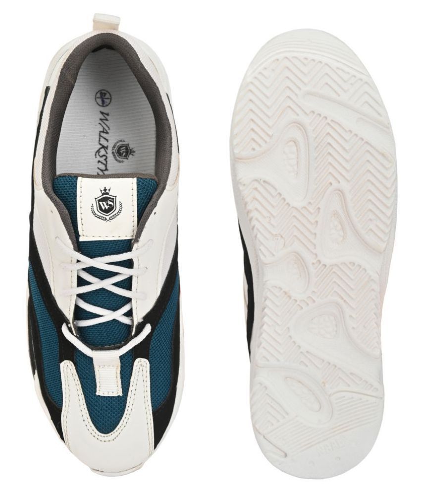 WALKSTYLE Men's White Running Shoes Buy WALKSTYLE Men's White Running
