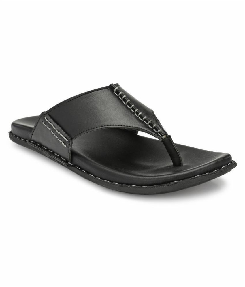shences black daily slippers