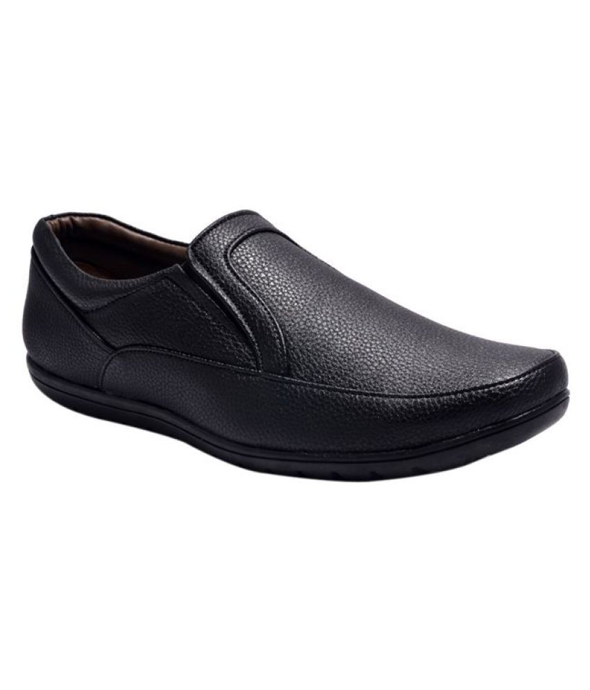     			Sir Corbett - Black Men's Slip On Formal Shoes