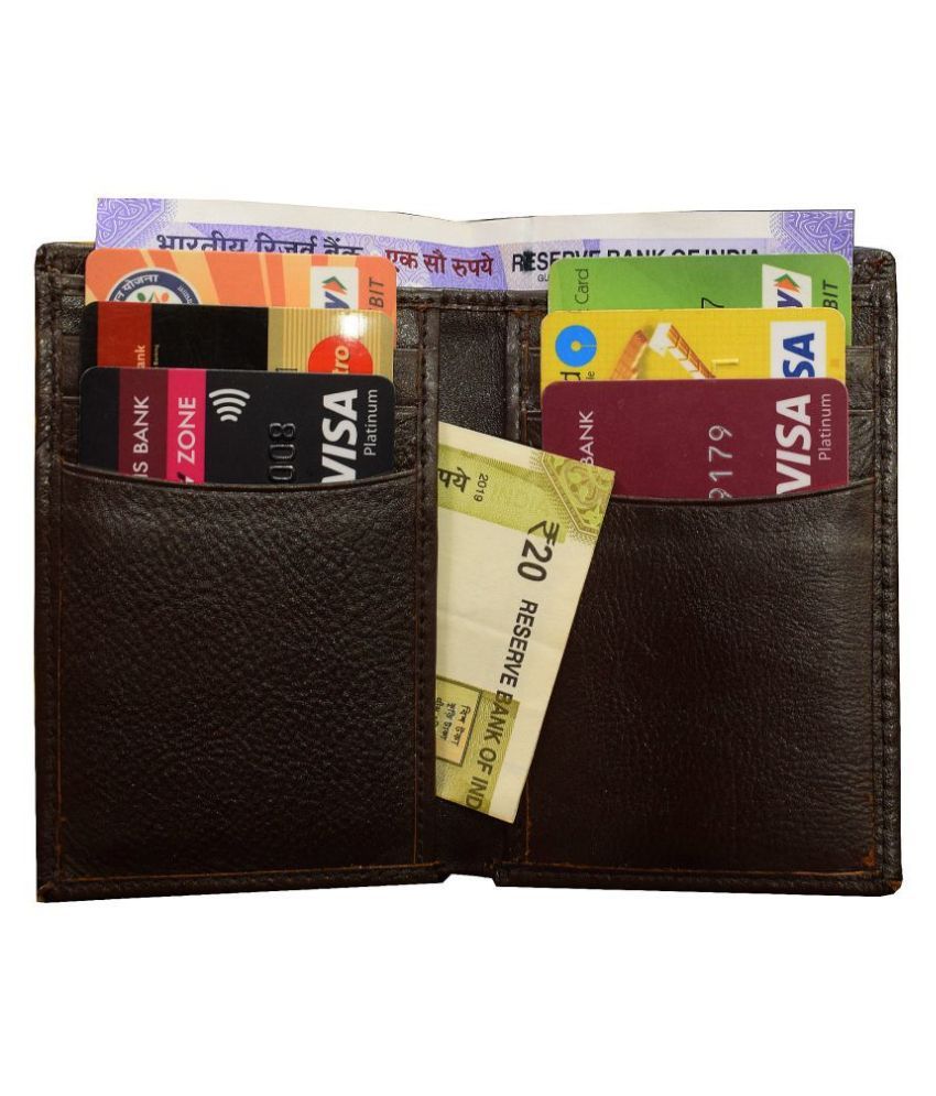 Buy Vegan Brown Wallet at Best Prices in India Snapdeal