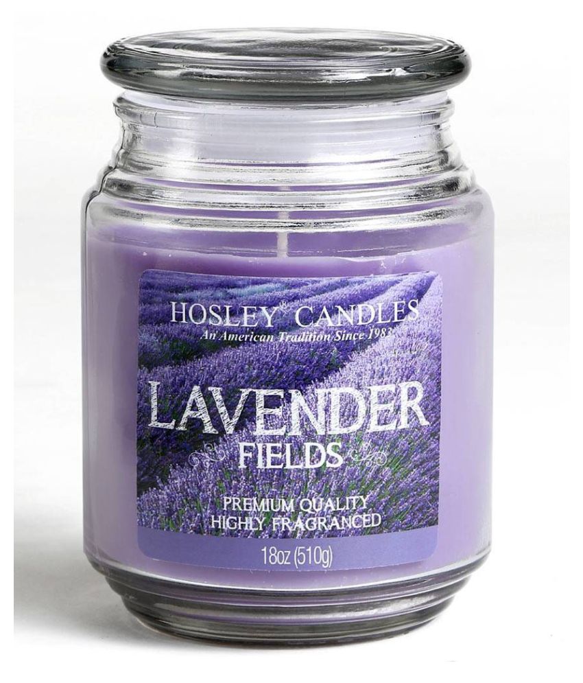     			Hosley Purple Jar Candle - Pack of 1