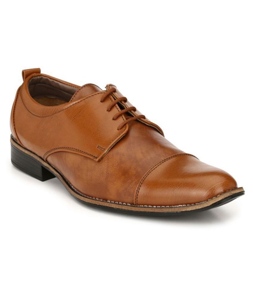 Sir Corbett Derby Tan Formal Shoes Price in India- Buy Sir Corbett ...