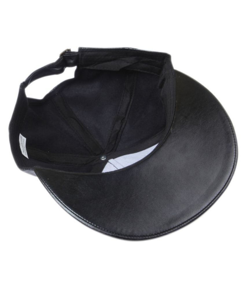 ILU Black Plain Fabric Caps - Buy Online @ Rs. | Snapdeal