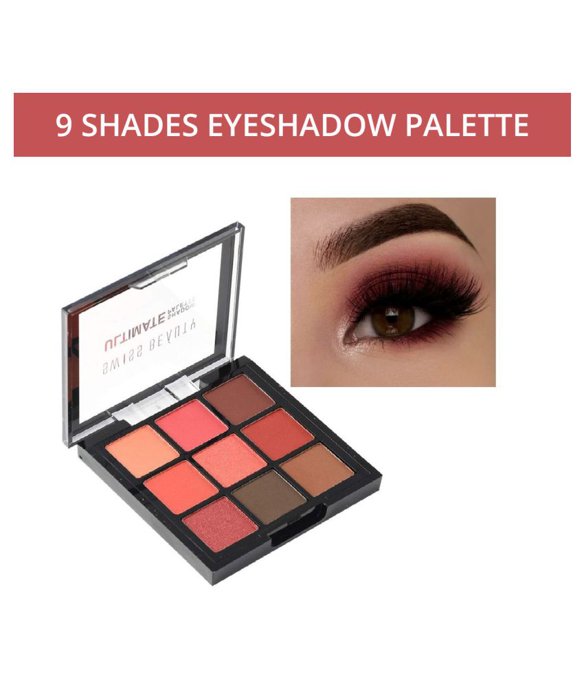     			Swiss Beauty Ultimate 9 Color Eyeshadow Palette (Shade-6), 6gm