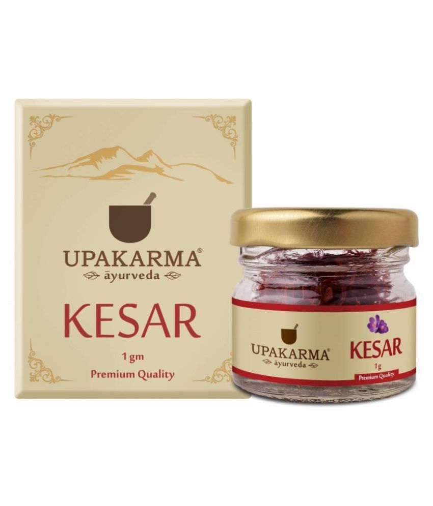 UPAKARMAAYURVEDA Premium A++ Kashmiri Saffron/Kesar 1 gm