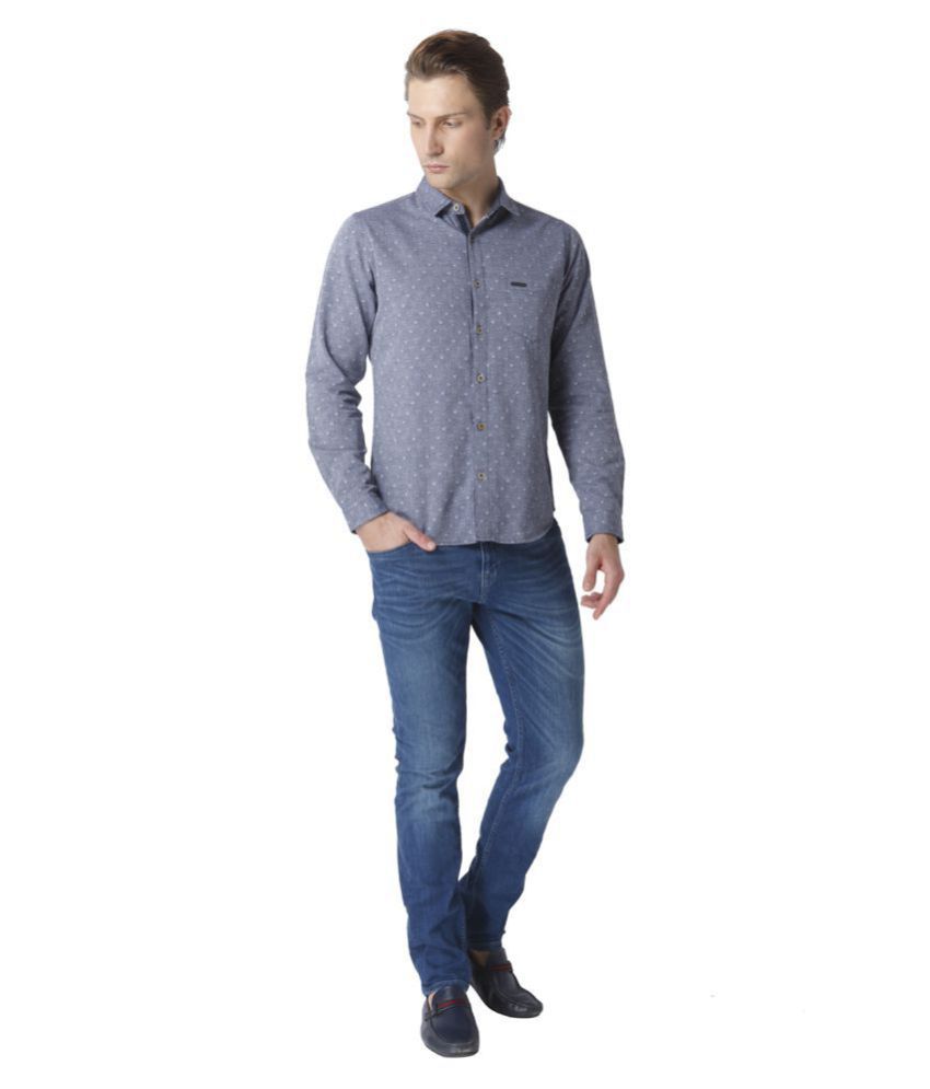 URBAN SCOTTISH Linen Grey Shirt Buy URBAN SCOTTISH Linen Grey Shirt