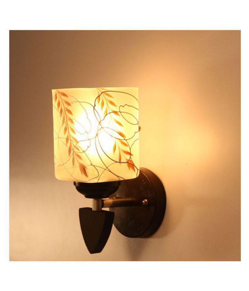     			Somil Decorative Wall Lamp Light Glass Wall Light Brown - Pack of 1