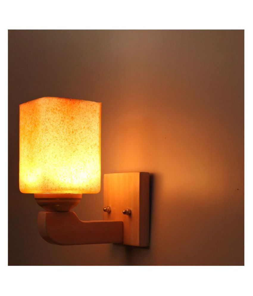     			Somil Decorative Wall Lamp Light Glass Wall Light Orange - Pack of 1