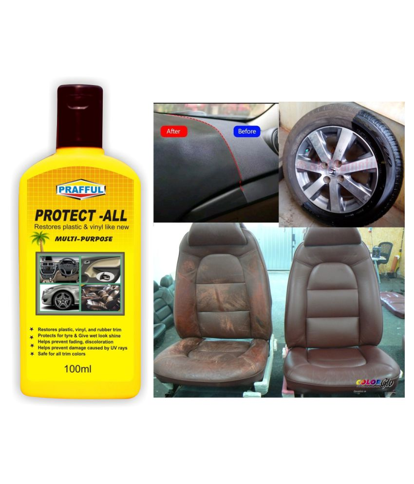 Prafful Car Care Kit; 100ml Protect All (1), 100ml Windshield Wiper