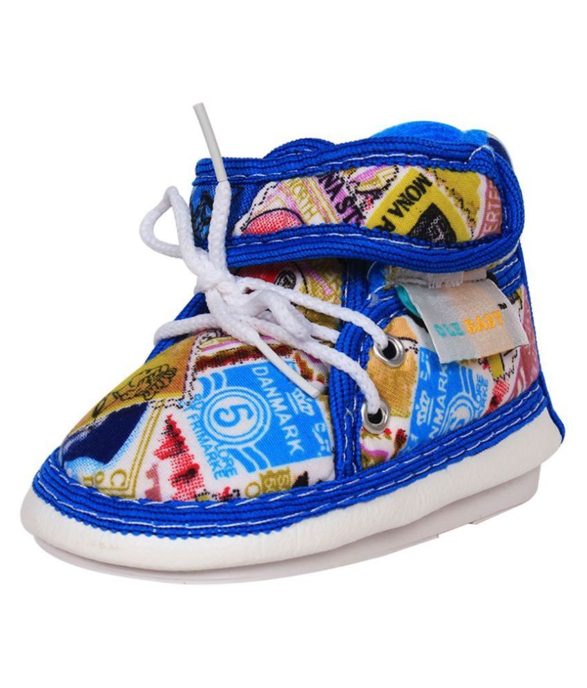 Ole Baby Velcro with Lace Whistle Musical Outdoor First Walking Shoes