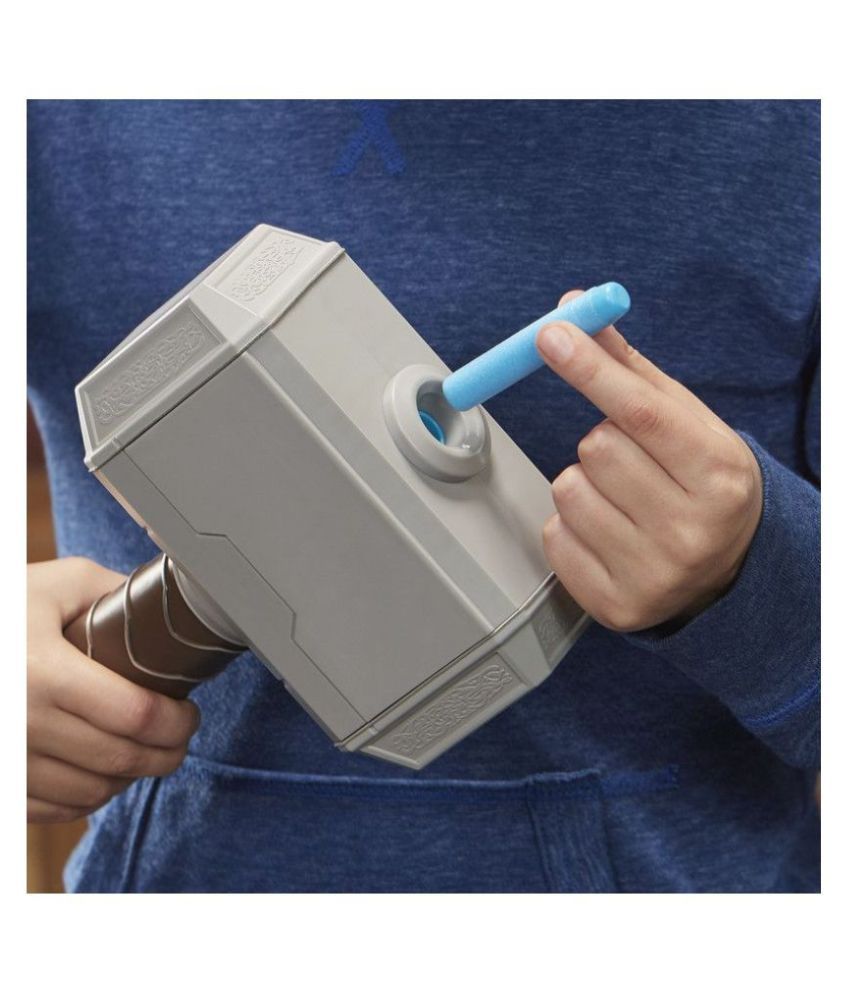 marvel avengers thor hammer nerf power moves dart
