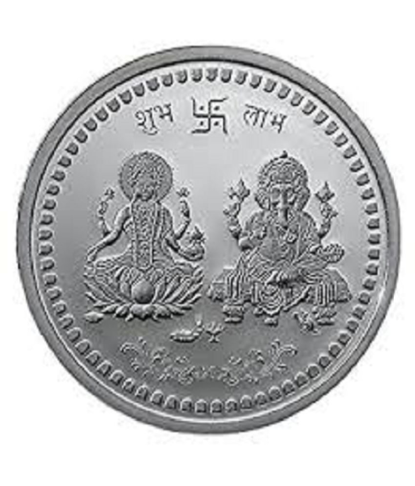 Laxmi Ganesh Silver Coin: Buy Laxmi Ganesh Silver Coin at Best Price in ...