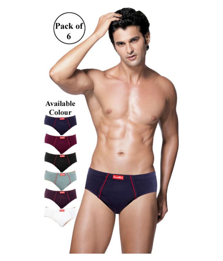     			VIP Multi Brief Pack of 6