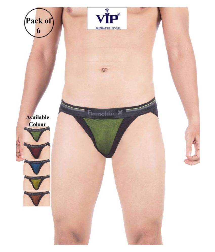     			VIP Multi Brief Pack of 6