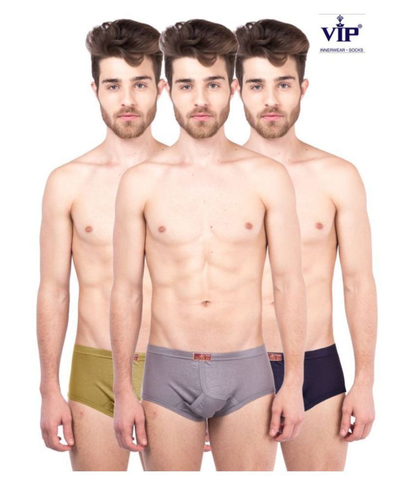     			VIP Multi Brief Pack of 3