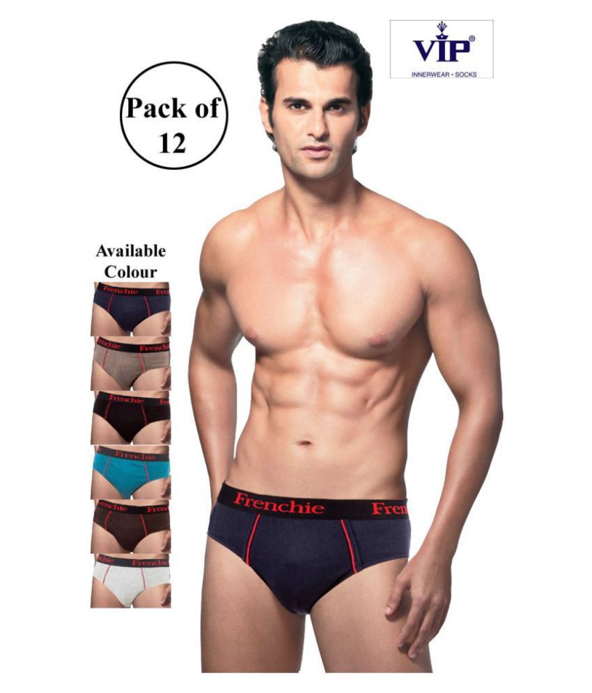     			VIP Multi Brief Pack of 12