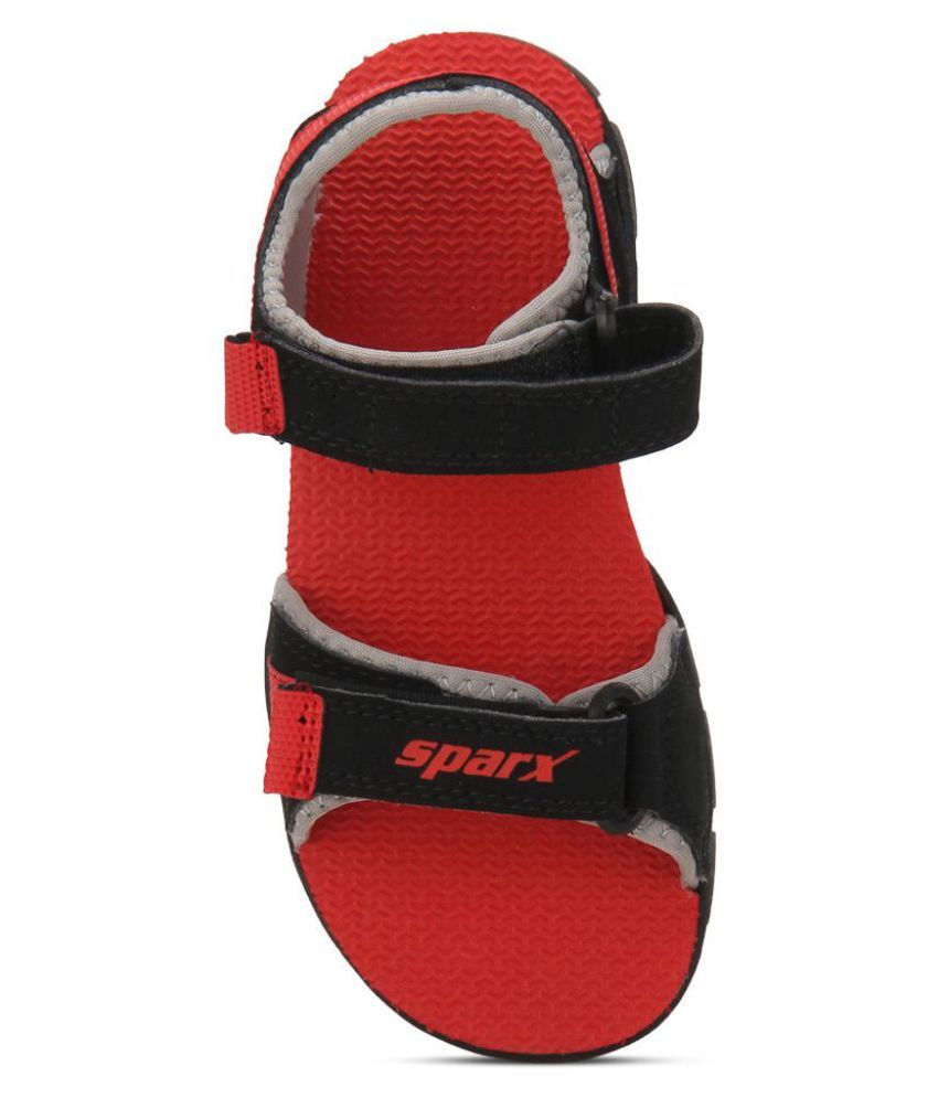 sparx sandals black price