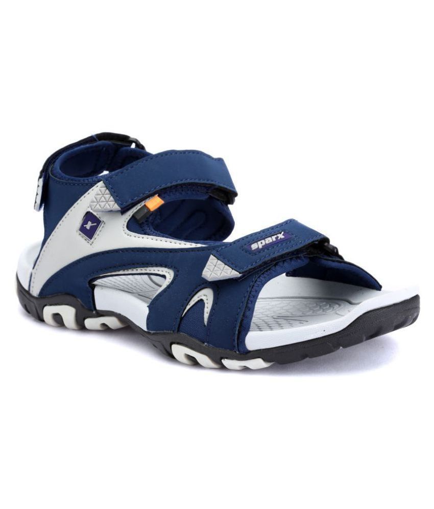 sparx black floater sandals