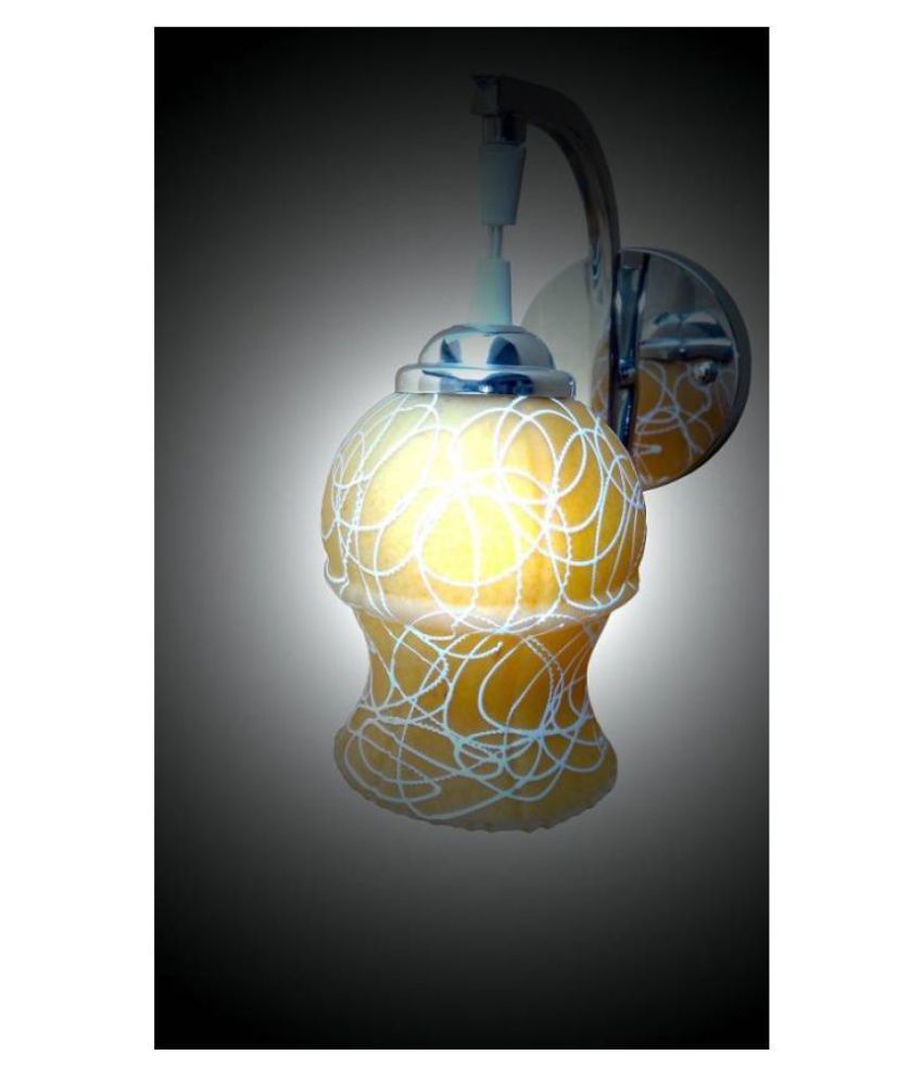     			Somil Decorative Lamp Glass Wall Light Multi - Pack Of 1