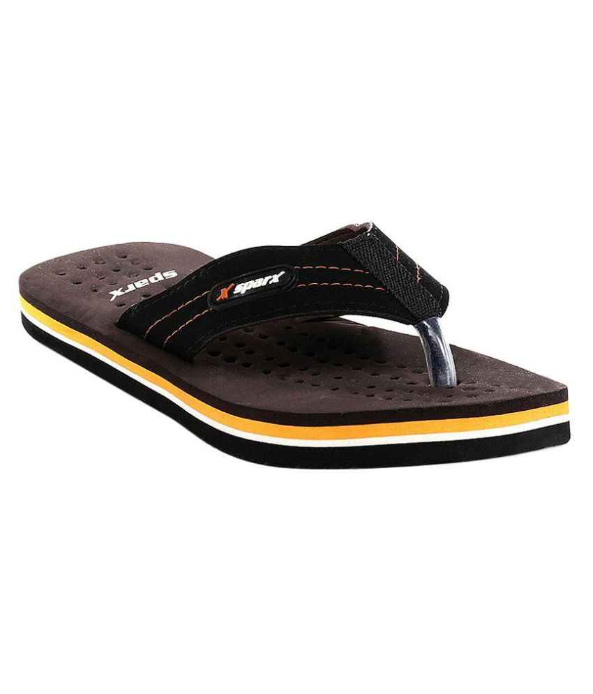 Sparx Black Daily Slippers Price in India- Buy Sparx Black Daily ...