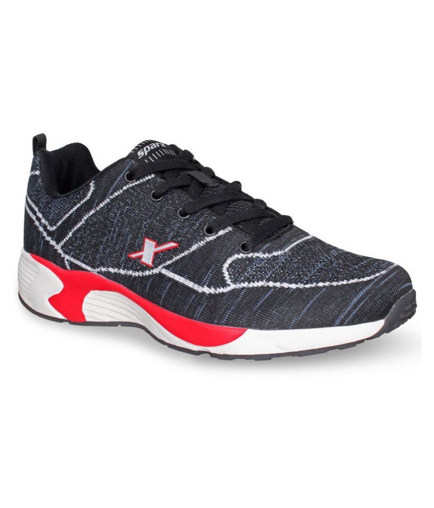 Sparx SM-395 Black Running Shoes - Buy 