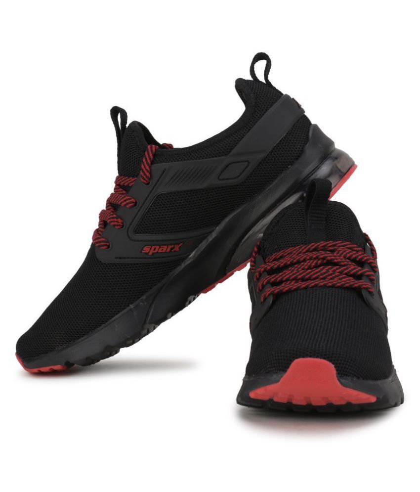 Sparx SM-602 Black Running Shoes - Buy 