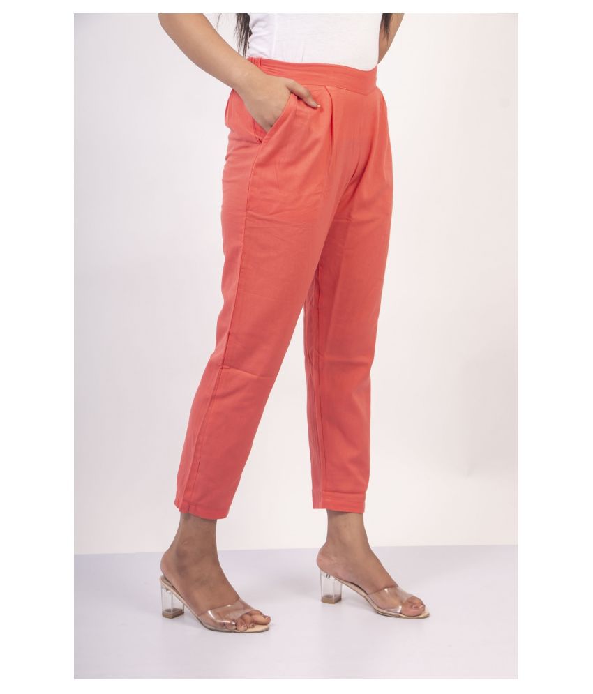 Buy Allenza Organic Cotton Casual Pants Online at Best Prices in India ...