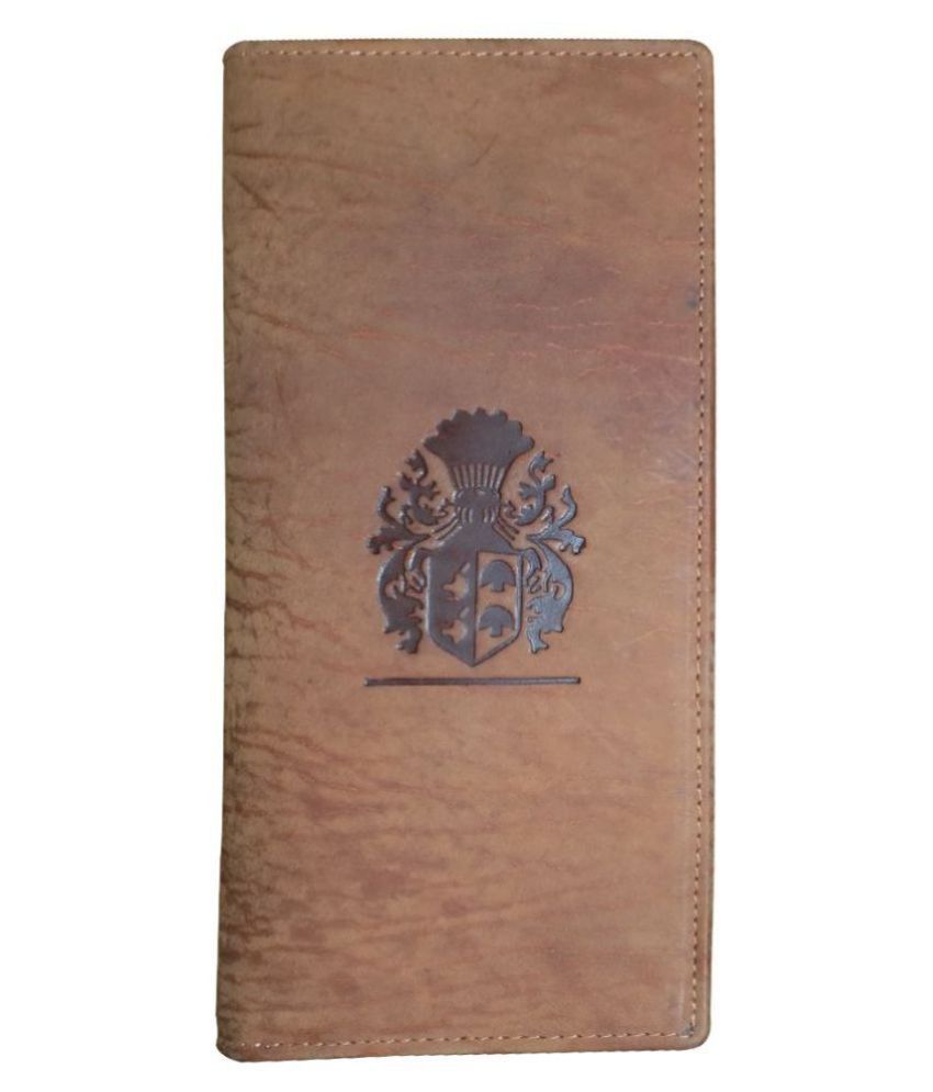     			Style 98 Leather Brown Fashion Long Wallet