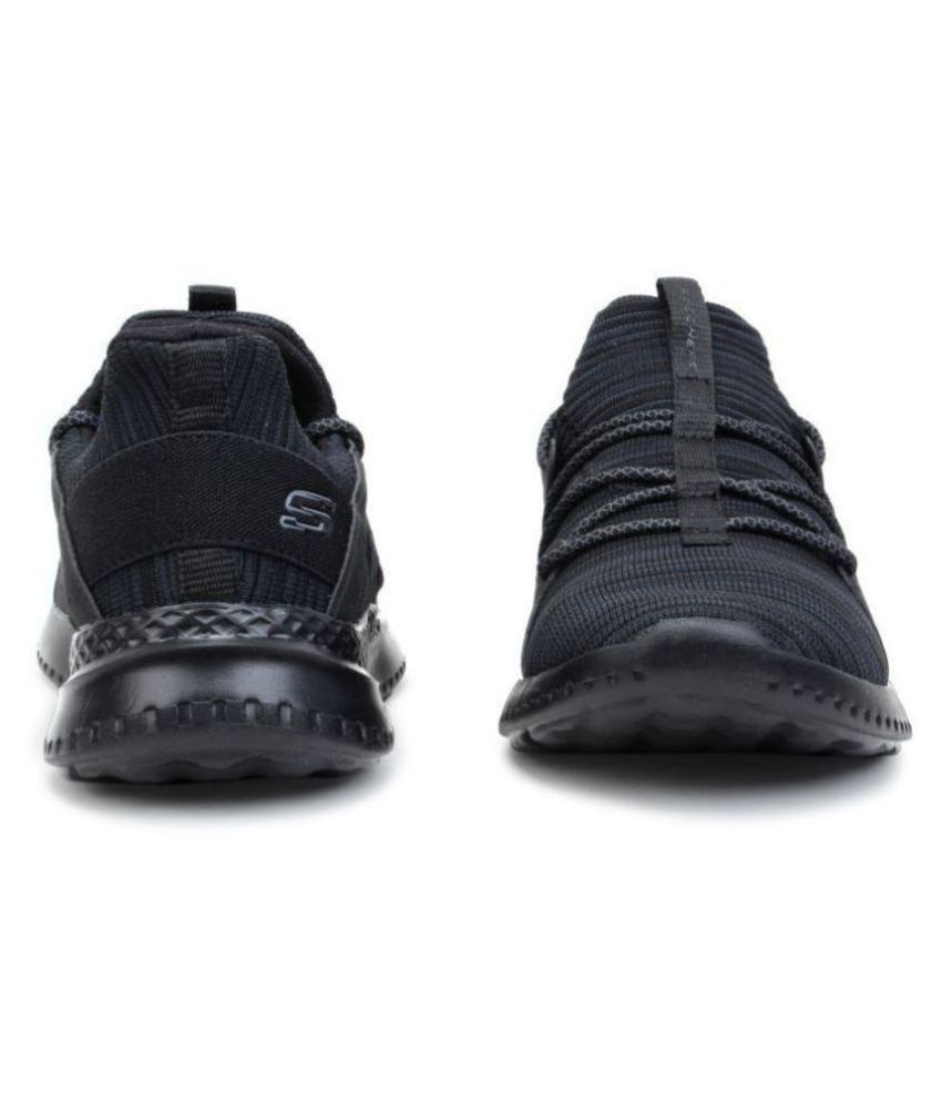 Skechers 51859-BBK Black Running Shoes - Buy Skechers 51859-BBK Black ...