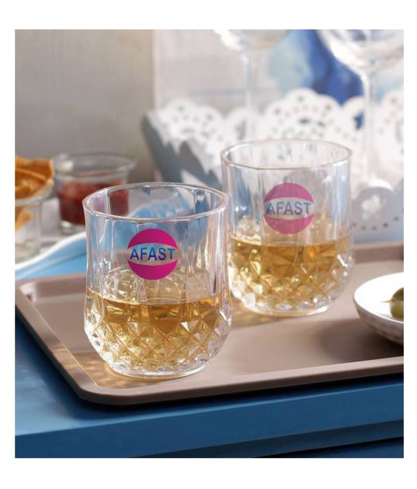     			Afast whisky  Glasses Set,  200 ML - (Pack Of 2)