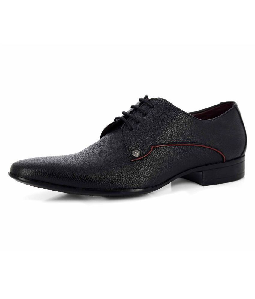 alberto torresi black formal derby shoes