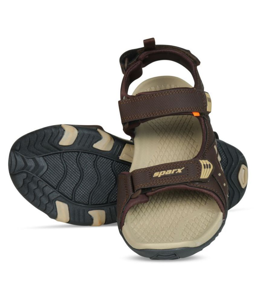 sparx brown sandals