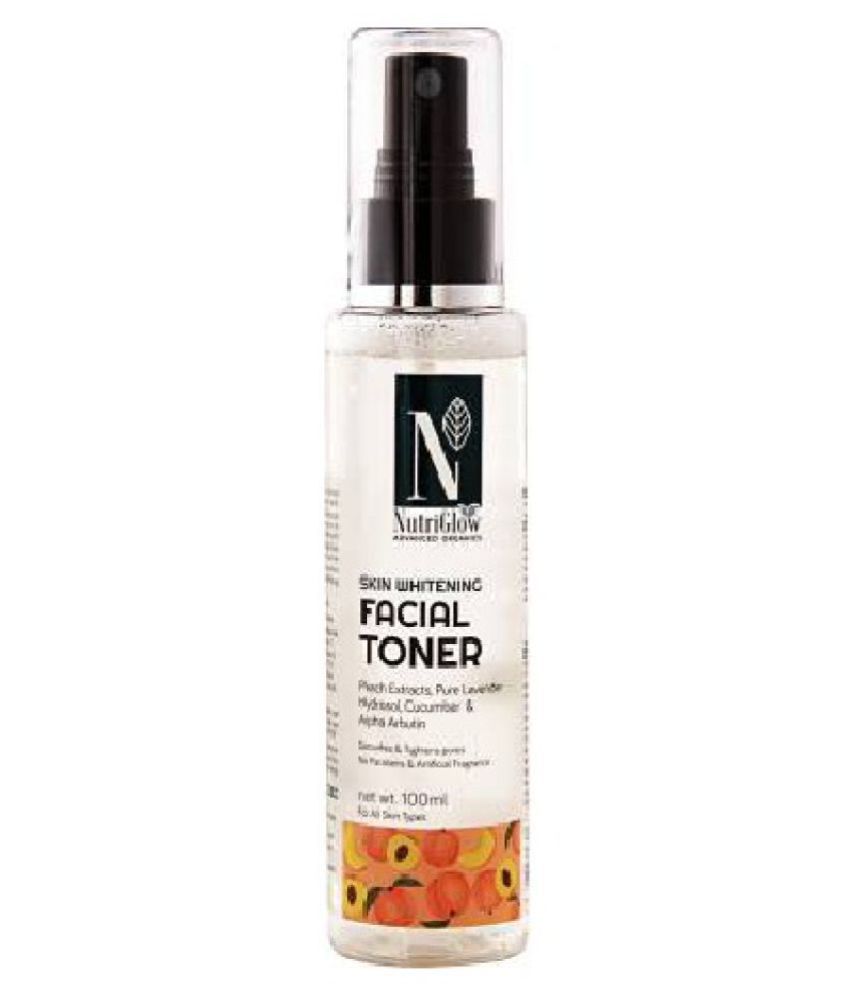 Nutriglow Advance Organics Skin Whitening Facial Toner Skin Freshener 100 mL