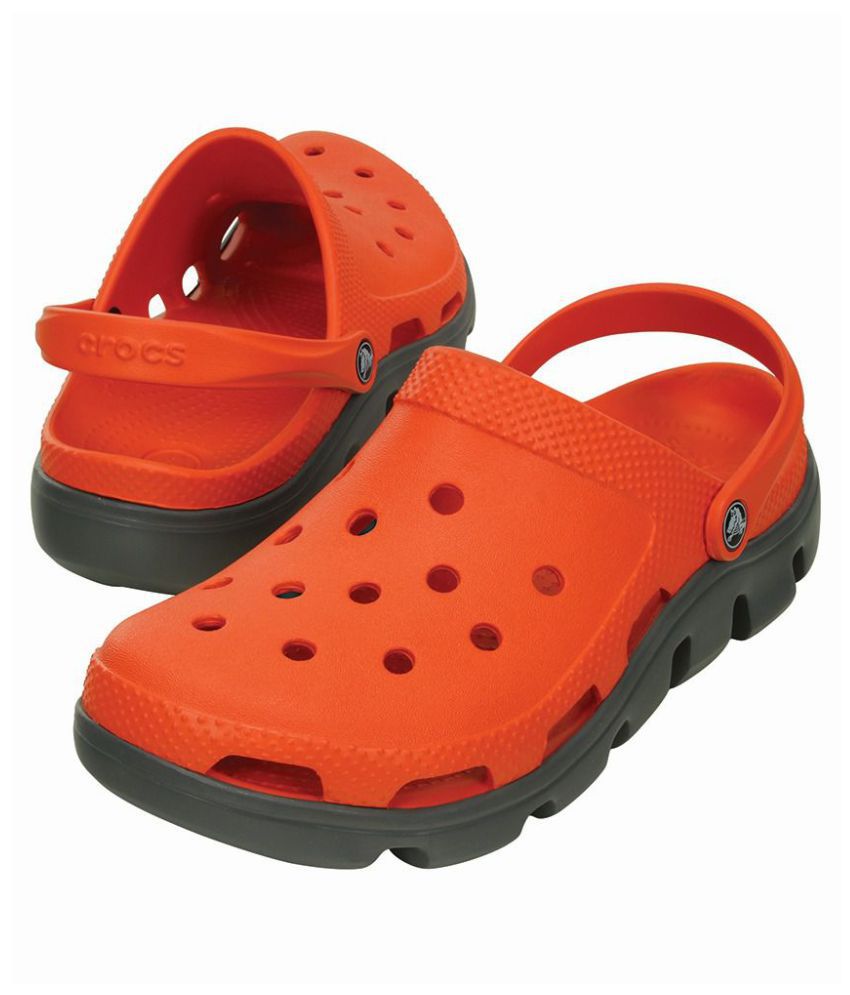 Crocs Orange Roomy Fit Clogs - Buy Crocs Orange Roomy Fit Clogs Online ...