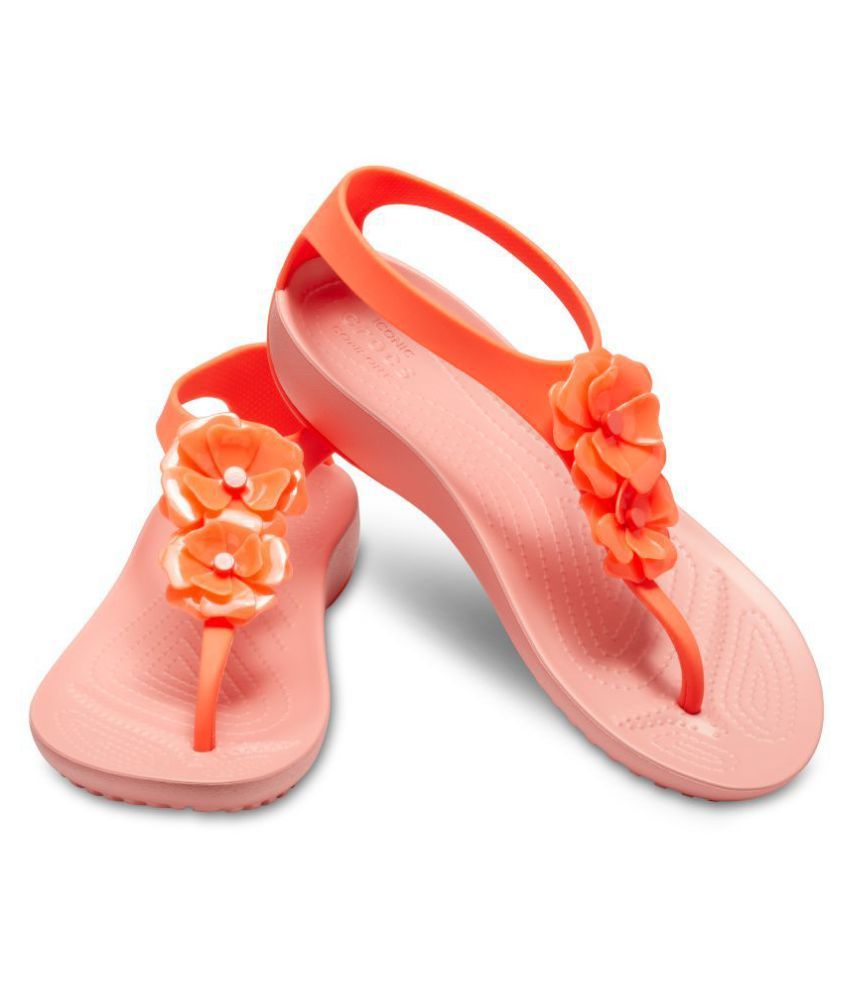 Crocs Orange Slippers Price in India- Buy Crocs Orange Slippers Online at Snapdeal