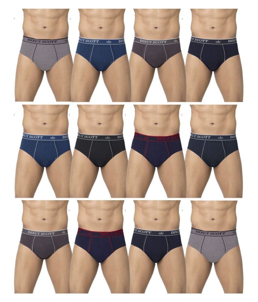     			Dixcy Scott Multi Brief Pack of 12