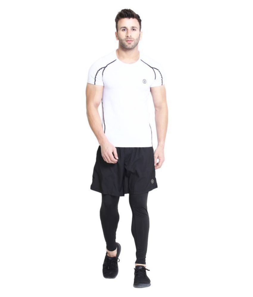 shorts with compression tights