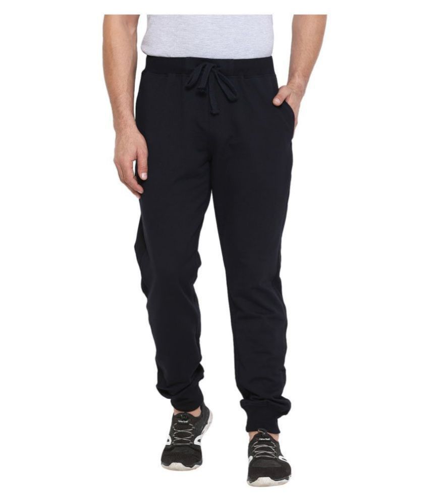 CHKOKKO Men's Cotton Gym Joggers Lower Track Pants with Pocket