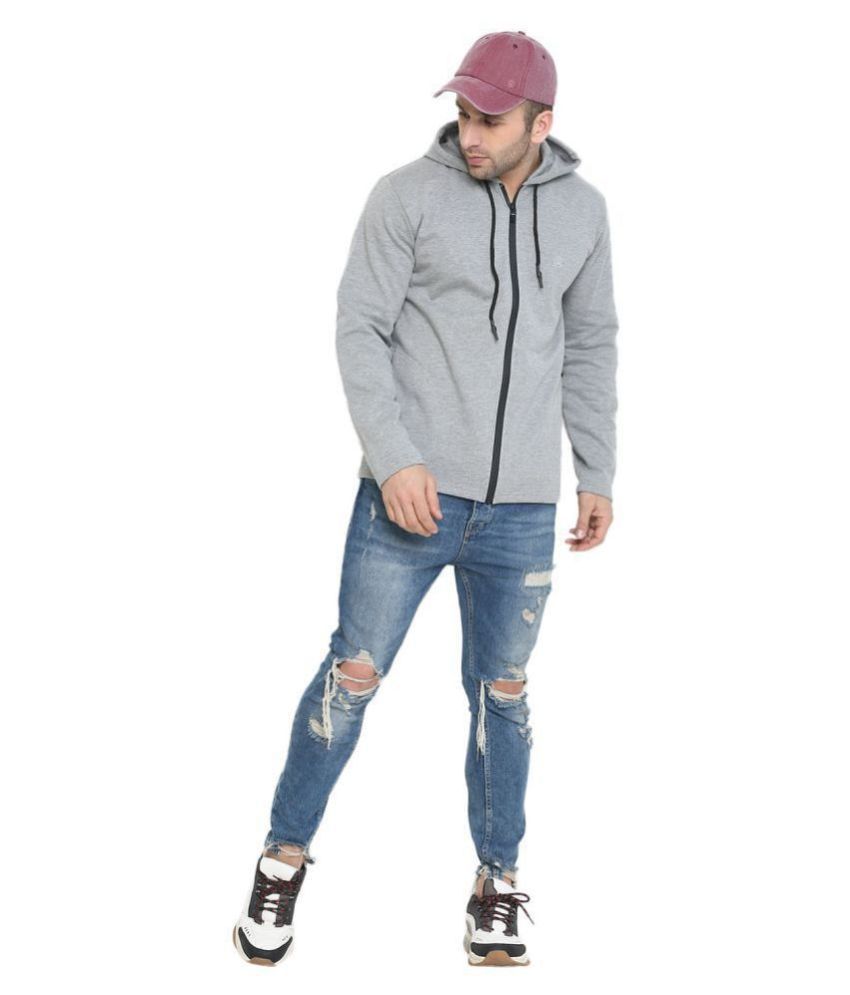 Hooded Zipper Jacket Sweatshirt Hoodies 