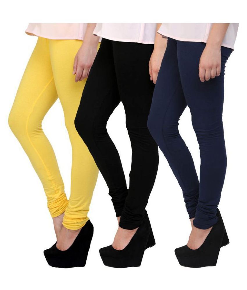     			Famaya Cotton Pack of 3 Leggings