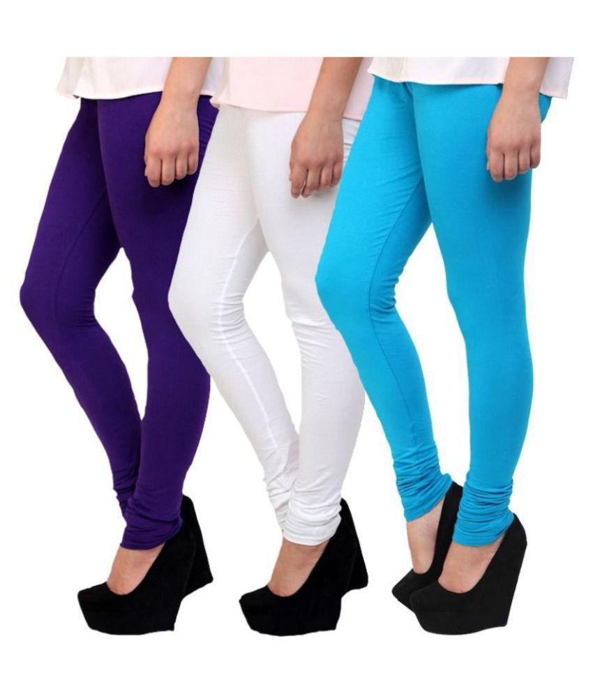     			Famaya Cotton Pack of 3 Leggings