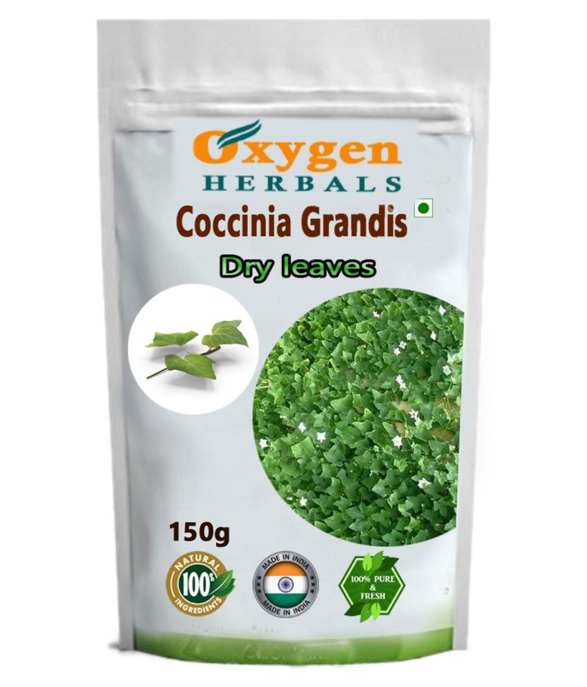 oxygen herbals pure coccinia grandis dry leaves Raw Herbs 150 gm Buy