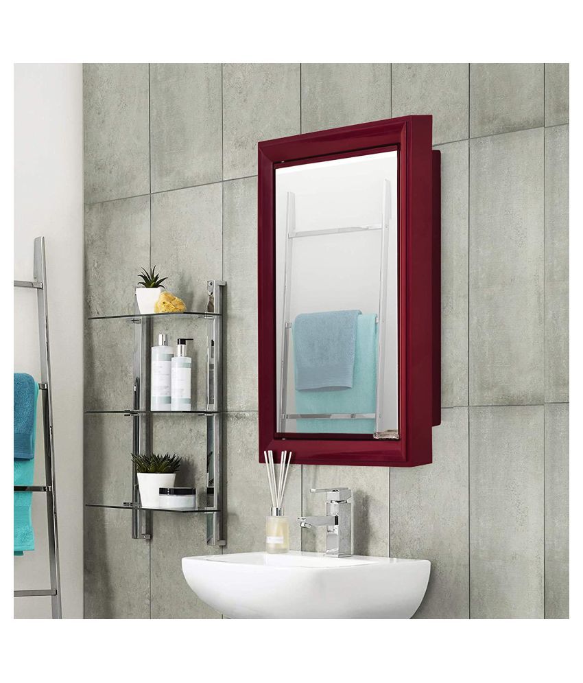 Nilkamal Gem Plastic Cabinet With Mirror Maroon Buy Nilkamal Gem Plastic Cabinet With Mirror Maroon Online At Best Prices In India On Snapdeal