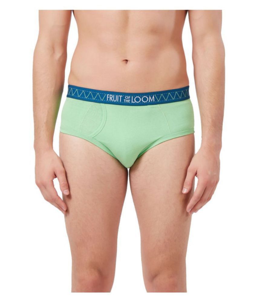 Fruit Of The Loom Green Brief Single