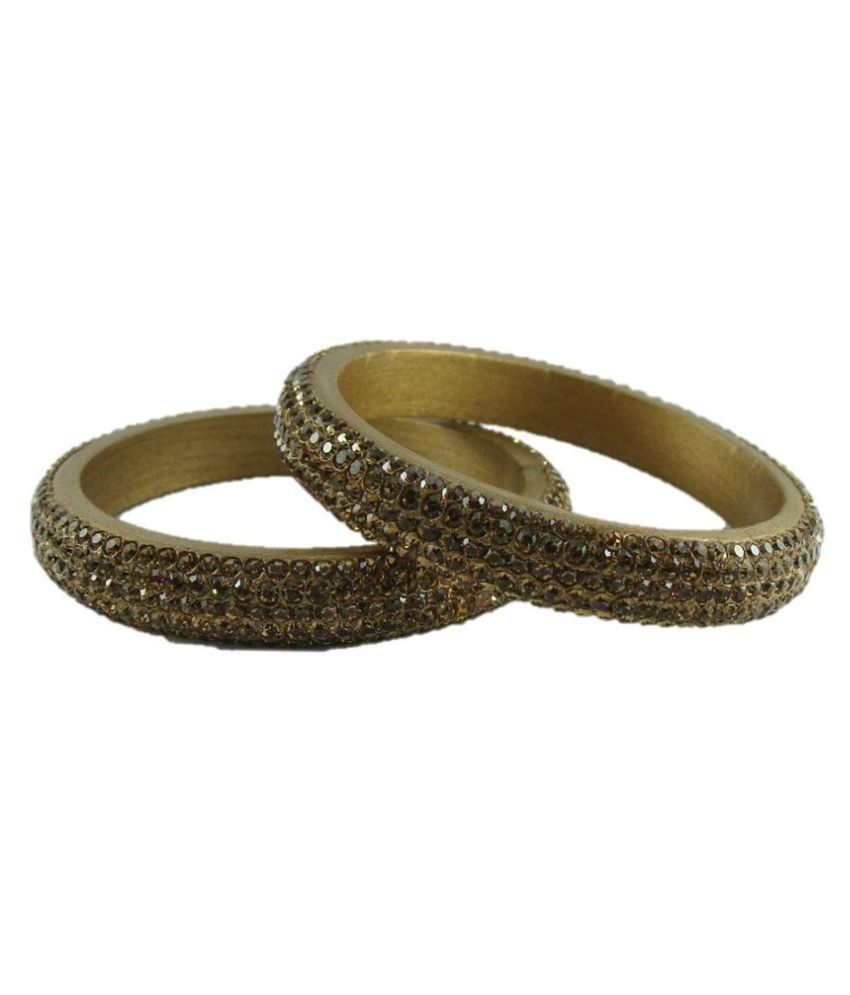 Sukriti Bridal Rajasthani Golden Lac Bangles for Women Set of 2 Buy